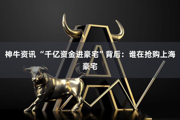 神牛资讯 “千亿资金进豪宅”背后：谁在抢购上海豪宅