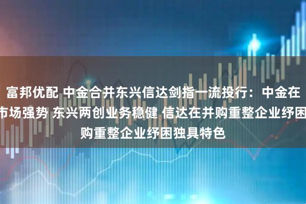 富邦优配 中金合并东兴信达剑指一流投行：中金在港股IPO市场强势 东兴两创业务稳健 信达在并购重整企业纾困独具特色